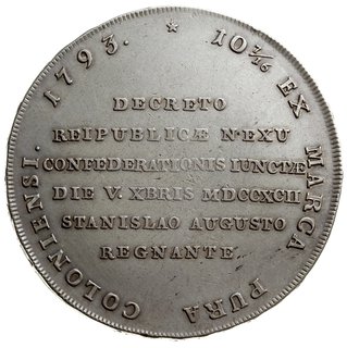 talar historyczny zwany Targowickim” 1793, Grodn