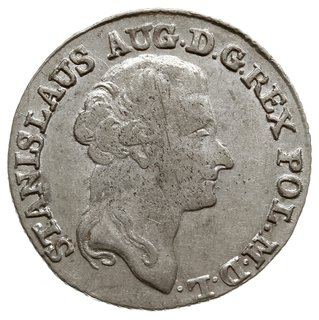 złotówka 1791, Warszawa; Plage 299; delikatnie j