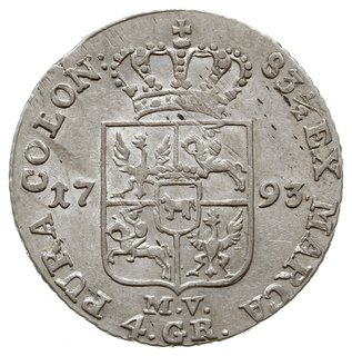 złotówka 1793, Warszawa, odmiana z napisem 83 1/2
