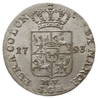 złotówka 1793, Warszawa, odmiana z napisem 83 1/2