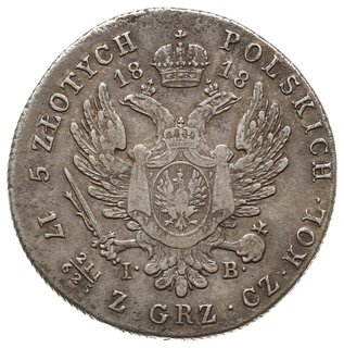 5 złotych 1818, Warszawa