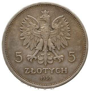 5 złotych 1930, Warszawa, 100. Rocznica Powstania Listopadowego - sztandar”