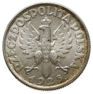 2 złote 1925 kropka po dacie”, Londyn, głowa kob