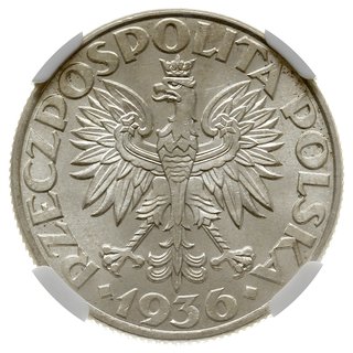 2 złote 1936, Warszawa, Żaglowiec