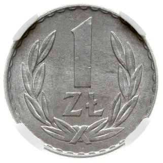 1 złoty 1967, Warszawa, aluminium, Parchimowicz 213d