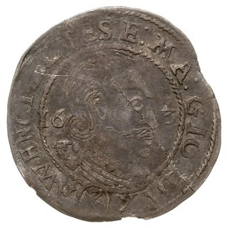3 krajcary 1603, Cieszyn, ciekawy wariant z datą po obu stronach monety - nienotowana ważna odmiana