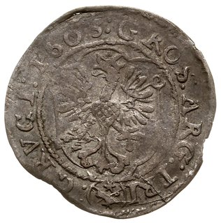 3 krajcary 1603, Cieszyn, ciekawy wariant z datą po obu stronach monety - nienotowana ważna odmiana