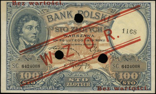 100 złotych 28.02.1919