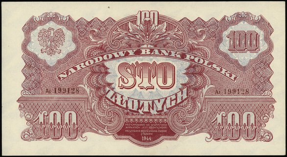 100 złotych 1944