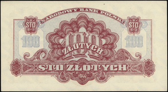 100 złotych 1944