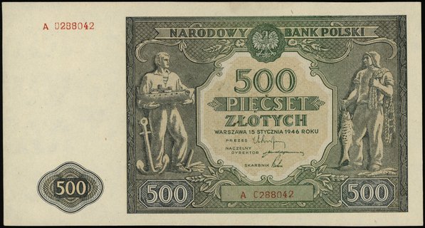 500 złotych 15.01.1946