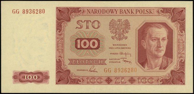 100 złotych 1.07.1948
