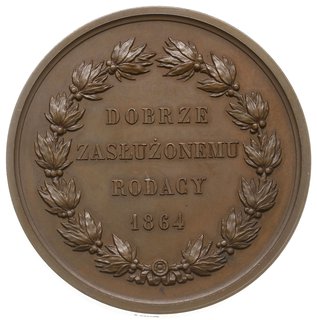Aleksander hrabia Fredro 1864, medal autorstwa B
