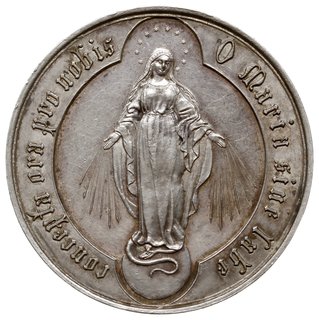 medal bez daty, Aw: Postać Matki Boskiej stojące