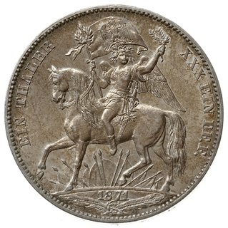 talar zwycięstwa (Siegestaler) 1871 B, Drezno