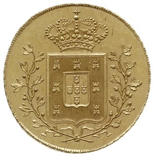 4 escudo (peça = 7500 reis) 1834, Lisbona