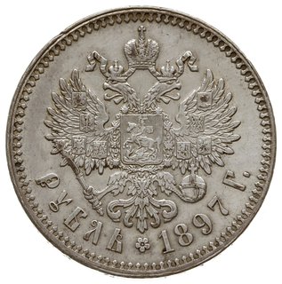 rubel 1897 **, Bruksela; Bitkin 203, Kazakov 79;