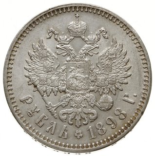 rubel 1898 **, Bruksela; Bitkin 204, Kazakov 118