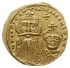 solidus 654-659, Konstantynopol; Aw: Popiersia obu cesarzy na wprost, dN CONSTANTINЧS C CONSTANTIN..