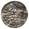 denar 1002-1009; mincerz Kid; Aw: Krzyż z kulkami, trójkątami i kółkiem w kątach; Rw: Kapliczka, p..