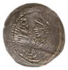 denar z lat 1253-1257, Poznań; Aw: Książę na tro
