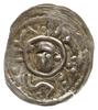 brakteat z lat 1201-1241; Głowa księcia na wprost, wokoło trzy litery przedzielone parami kresek; ..