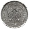1 złoty 1967, Warszawa, aluminium, Parchimowicz 213d; rzadki rocznik, moneta w pudełku NGC  z notą..