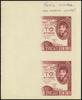 próba stalorytniczego druku kolorystycznego strony głównej banknotu 100 złotych 9.11.1934; druk w ..
