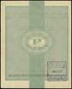 bon towarowy 1 dolar 1.01.1960; seria Cd, numeracja 0048197, z klauzulą i stemplem banku na stroni..