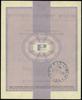bon towarowy 10 dolarów 1.01.1960; seria Df, numeracja 0135867, z klauzulą i stemplem banku na str..