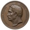 Aleksander hrabia Fredro 1864, medal autorstwa Barre’a, Aw: Głowa pisarza w lewo i napis wokoło AL..