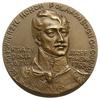 setna rocznica śmierci Józefa Poniatowskiego - medal autorstwa Laszczki 1913 r., Aw: Popiersie na ..