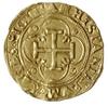 corona o escudo (doble ducado) bez daty /po 1535 r/, Sevilla; na awersie litery D-S; Fr. 153, Cayo..