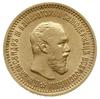 5 rubli 1889 (А.Г), Petersburg; Fr. 168, Bitkin 33, Kazakov 703; złoto 6.44 g, ładnie zachowane