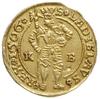 dukat (goldgulden) 1606 KB, Krzemnica; Fr. 63, Huszár 1003; złoto 3.46 g, minimalna wada krążka, a..