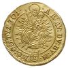 dukat 1701 KB, Krzemnica; Fr. 128, Huszár 1322; złoto 3.46 g, minimalnie gięty, ale ładnie zachowany
