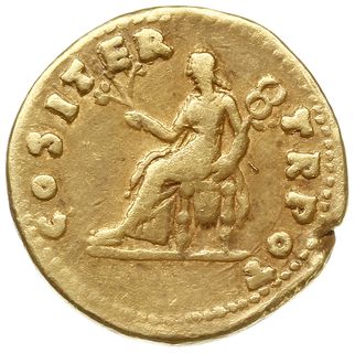 aureus 70, Rzym; Aw: Popiersie cesarza w prawo, 