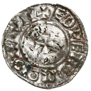denar typu small cross, 1009-1017, mennica Londyn, mincerz Eadwerd
