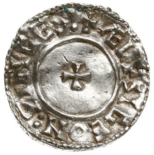 denar typu small cross, 1009-1017, mennica Winchester, mincerz Ælfsige