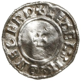 denar typu small cross, 1009-1017, mennica York, mincerz Cetel