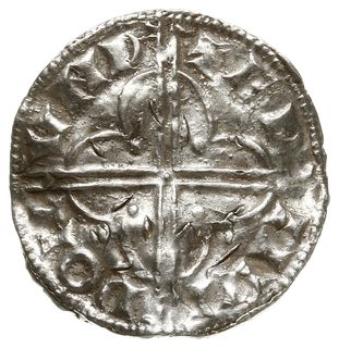 denar typu quatrefoil, 1018-1024, mennica Londyn, mincerz Eadmund