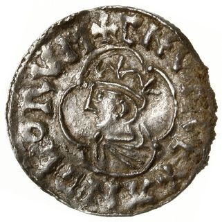 denar typu quatrefoil, 1018-1024, mennica Winchester, mincerz Godman