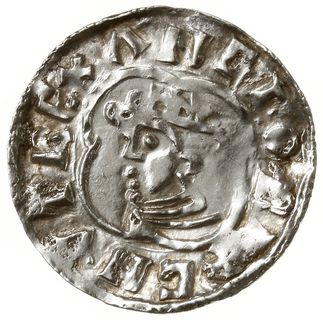 denar typu quatrefoil, 1018-1024, mennica York, mincerz Hildulf