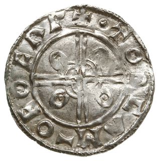 denar typu pointed helmet, 1024-1030, mennica York, mincerz Toca