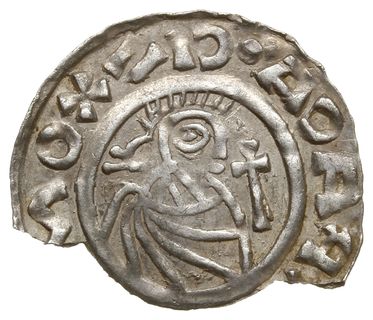 denar 972-999, Praga, mincerz Omeriz; Aw: Dłoń o