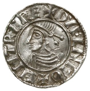 denar typu small cross, ok. 1010-1016, mennica Dublin, mincerz Ælfreln
