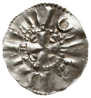 nnaśladownictwo denara saskiego Bernarda II z lat 1002-1015