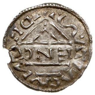denar 995-1002, Ratyzbona, mincerz Anti; Aw: Krz