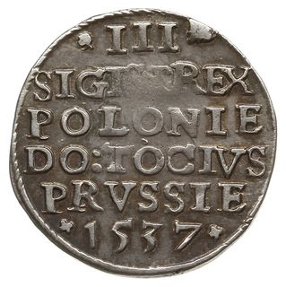 trojak 1537, Elbląg; Iger E.37.1.b (R3), CNCE 20