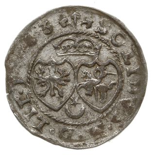 szeląg 1583, Wilno; rzadszy wariant z napisem ST